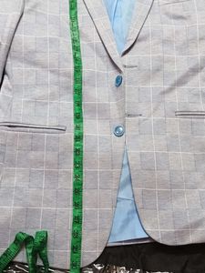 Men's Checked Blazer