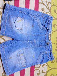 Denim shorts for boys