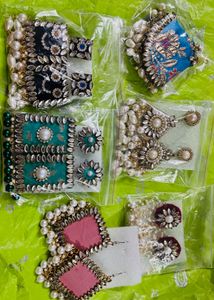 Le bijouxistic Fabric Earrings For Women Girls, Ha