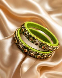 Exquisite Embellished Bangles - 2 bangle
