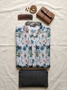 Unique Printed Men's Casual Shirt