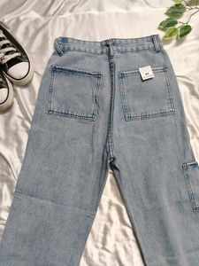 Light Wash Wide Leg Jeans