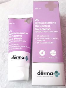 The Derma Co 2% Hyalacalamine Oil Control Face Was