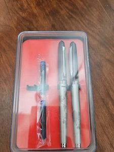 Elegant Pen Set with Ink Cartridges