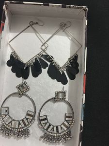 Boho Chic Statement Earrings Set of 2