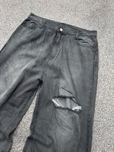 Distressed Wide Leg Jeans