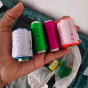 Set of 4 Embroidery Threads