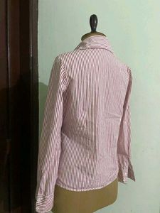 Classic Striped Button-Up Shirt