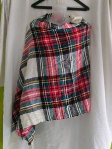 Cozy Plaid Scarf(wool)