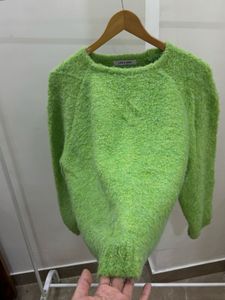 Lime Green Loose fit Jumper