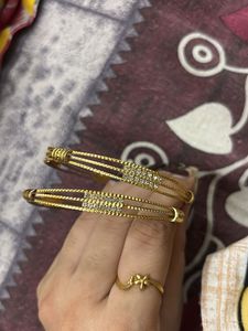 brand new bangles gold look