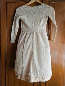 Vintage Lace Trim Slip Dress
