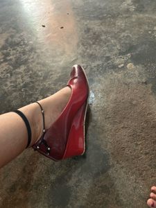 Stylish Red Patent Bellies