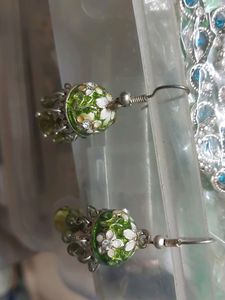 Ear Hanging And Locket Set
