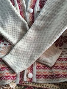 Floral Knit Cardigan