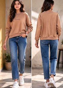 Cozy Brown Knit Sweater