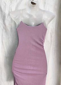 Strappy Cowl Neck Mini Dress
