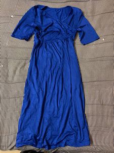 Vibrant Blue Maxi Dress