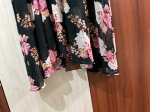 Elegant Floral Print Midi Dress