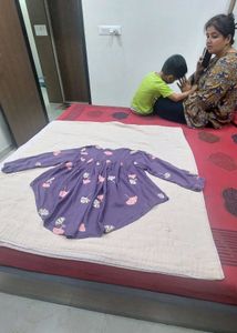 Purple Floral Print  top
