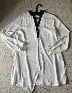 Chic White Tunic Top