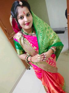 Vibrant Pink Banarasi Silk Saree
