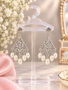 Elegant Pearl Drop Earrings