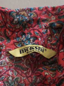 Beautiful Red Printed Kurta