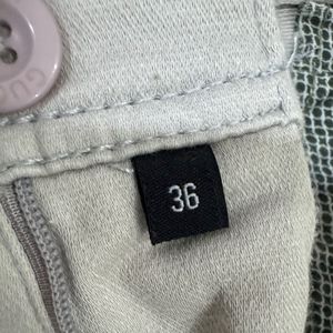 Stylish Beige Casual Pants