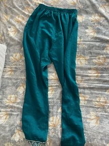 Vibrant Yellow Patiala Salwar and blue plazo