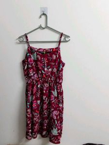 New Floral Print Mini Dress