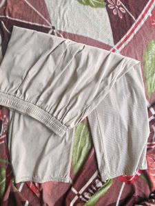 Comfortable Beige Palazzo Pants