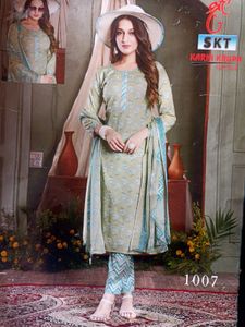 Elegant Embroidered Kurta Set [any one]