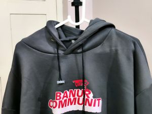 💥BUY1GET1💥 Imported mens Black hoodie (banur communit)
