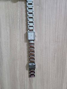 "Sonata" Silver Square Dial Watch