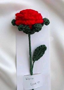 Crocheted Rose Sticks Gifts