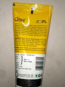 Qraa Sunscreen SPF 40 With Nutritive Oils
