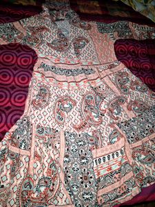 Boho Paisley Print Tiered Midi Dress