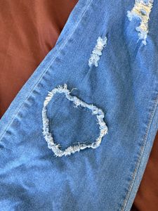 Distressed Flare Jeans