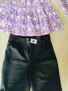 2 Trendy Wide Leg Jeans &amp; Tops