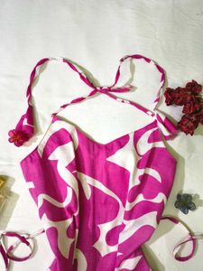 Halter neck short kurti 🌷