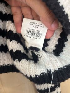 Striped Cropped Sweater
