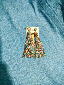 Combo of 3: Boho Beaded Tassel Earrings Set