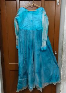 Blue Tie-Dye Kurta