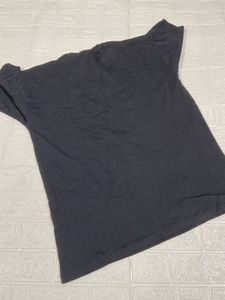 XL SIZE Pack of 5 Black Basic T-Shirts