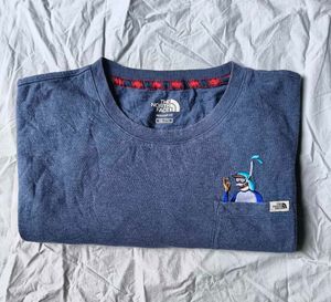 The North Face Blue Pocket Tee