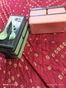 Stackable Lunch Box with Cutlery