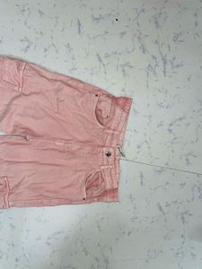Pink Cargo Pants