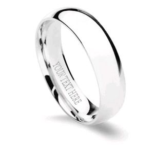 Elegant 925 Sterling Silver Band Ring