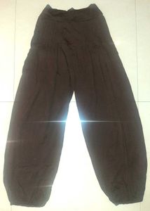 🤎 Mocha Luxe Harem Pants | Soft Flow Fit